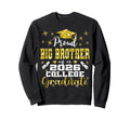 Proud Big Brother 2026 College Sweatshirt - Minimalist Print for Adults - T-Shirt, Sweatshirt, Hoodie