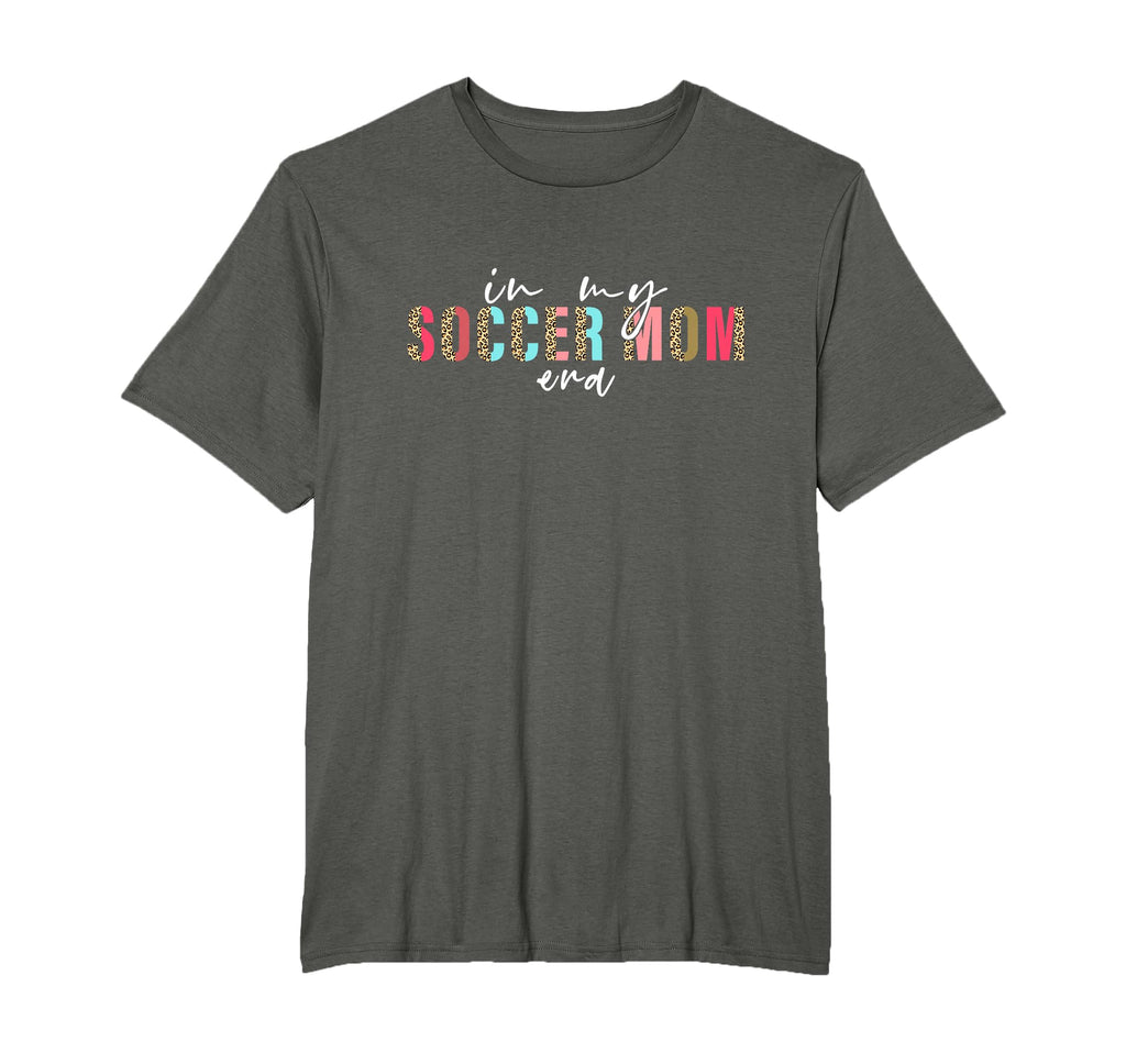 My Soccer Mom Era Leopard Funny Mom T-Shirt - Minimalist Print for Adults - T-Shirt, Sweatshirt, Hoodie