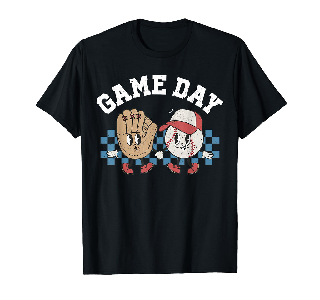 Baseball Groovy Cartoon Love Baseball T-Shirt - Novelty Apparel for Adults - T-Shirt, Sweatshirt, Hoodie