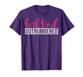 Dad Outnumbered Dad Outnumbered T-Shirt - Unique Graphic Unisex - T-Shirt, Sweatshirt, Hoodie