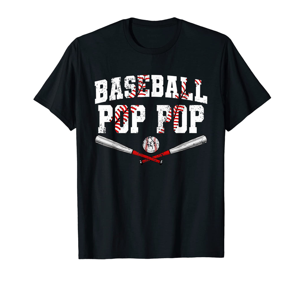 Mens Baseball Pop Pop Baseball Lover T-Shirt - Graphic Print for Adults - T-Shirt, Sweatshirt, Hoodie