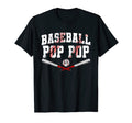 Mens Baseball Pop Pop Baseball Lover T-Shirt - Graphic Print for Adults - T-Shirt, Sweatshirt, Hoodie
