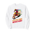 Biker Motorbiker Motorcyclist Dirt Sweatshirt - Streetwear Style Unisex - T-Shirt, Sweatshirt, Hoodie