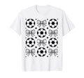 Groovy Soccer Coquette Bow T-Shirt - Casual Everyday Wear for Adults - T-Shirt, Sweatshirt, Hoodie