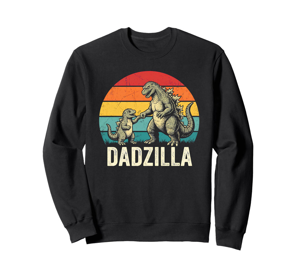Dadzilla Father Fist Bump Dad Son Sweatshirt - Streetwear Style Unisex - T-Shirt, Sweatshirt, Hoodie