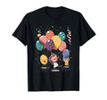 Happy Birthday Confetti Balloons T-Shirt - Aesthetic Graphic for Adults - T-Shirt, Sweatshirt, Hoodie