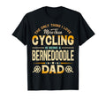 Funny Cycling Fathers Day Bernedoodle T-Shirt - Custom Art Print Men Women - T-Shirt, Sweatshirt, Hoodie
