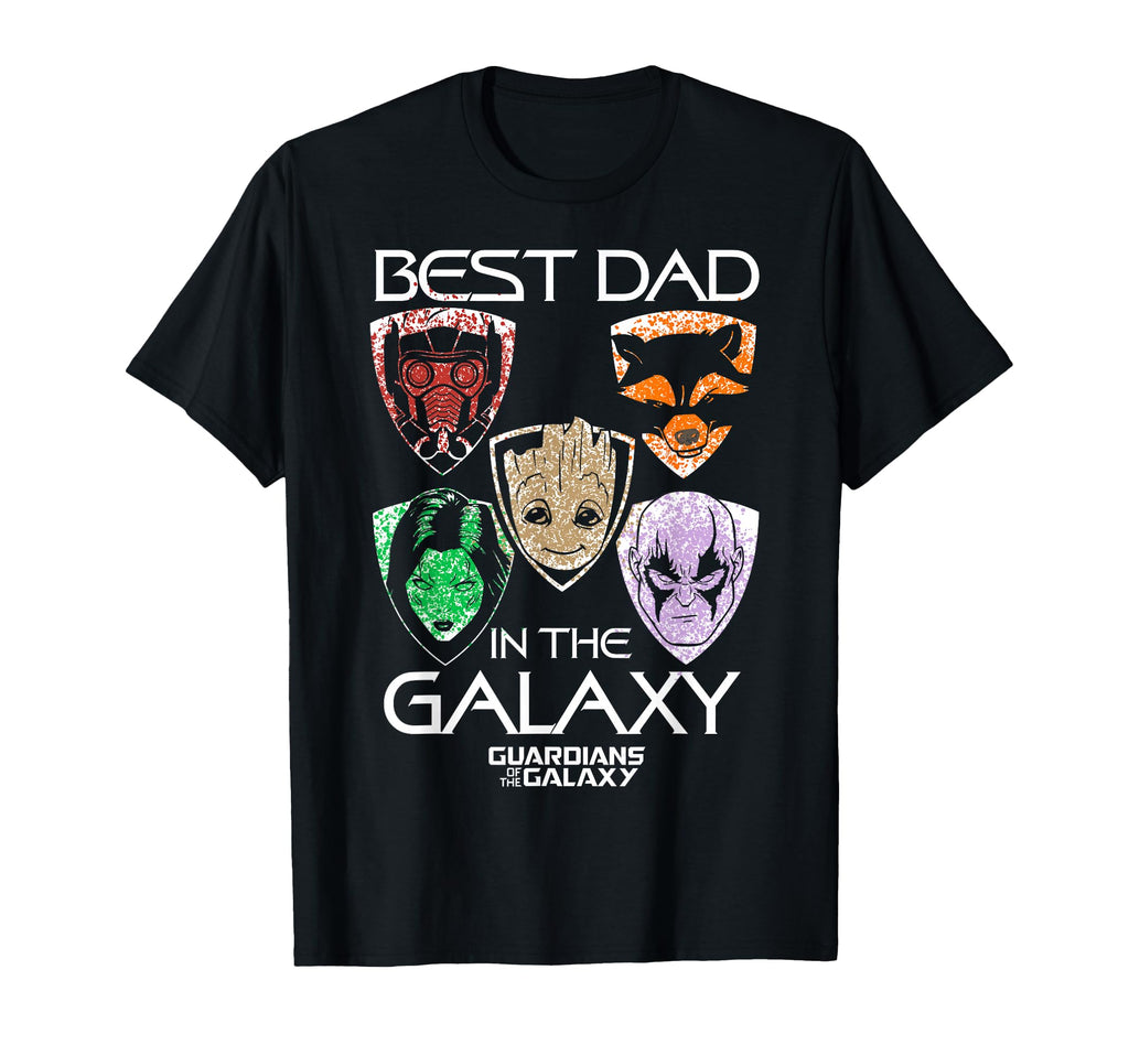 Marvel Guardians Galaxy Best Dad T-Shirt - Aesthetic Graphic Unisex - T-Shirt, Sweatshirt, Hoodie