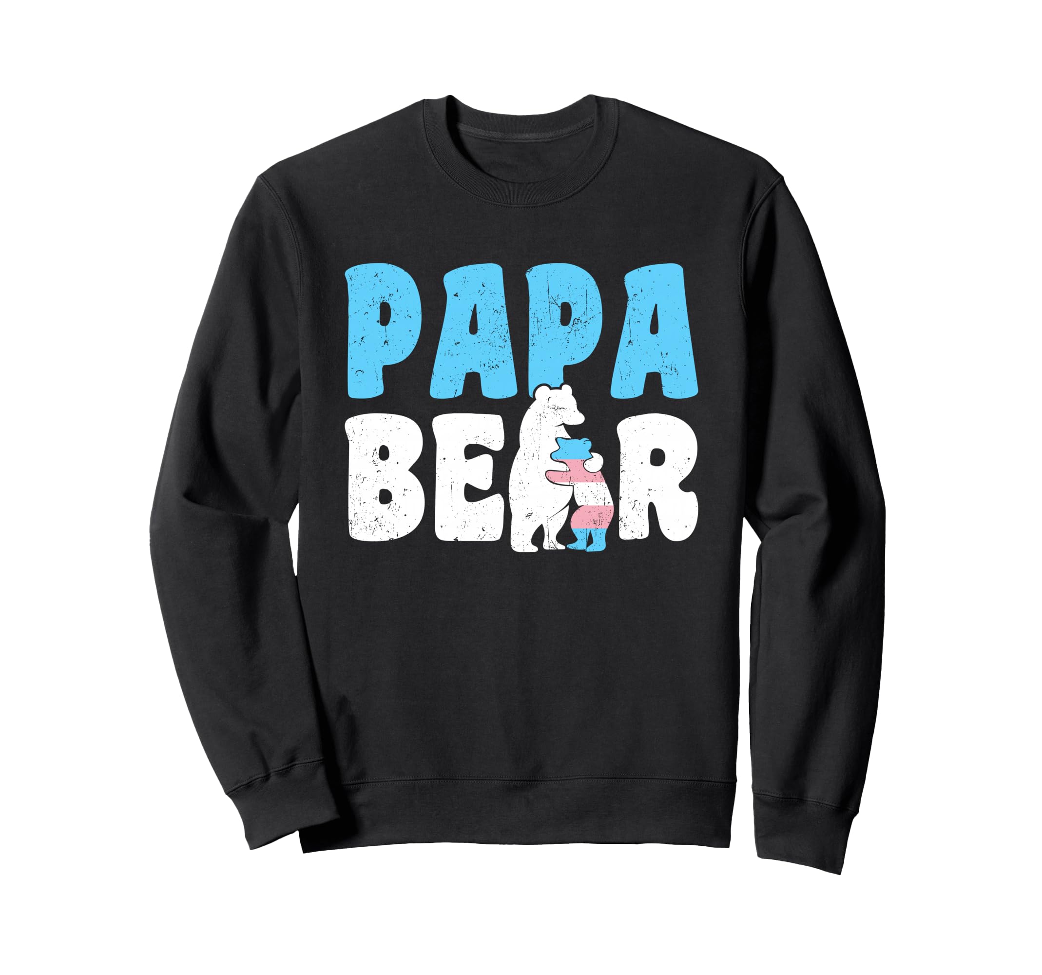 Papa Bear Lgbtq Trans Child Sweatshirt - Casual Everyday Wear Men Women - T-Shirt, Sweatshirt, Hoodie