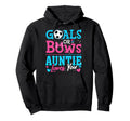 Goals Or Bows Auntie Loves You Hoodie - Aesthetic Graphic for Adults - T-Shirt, Sweatshirt, Hoodie