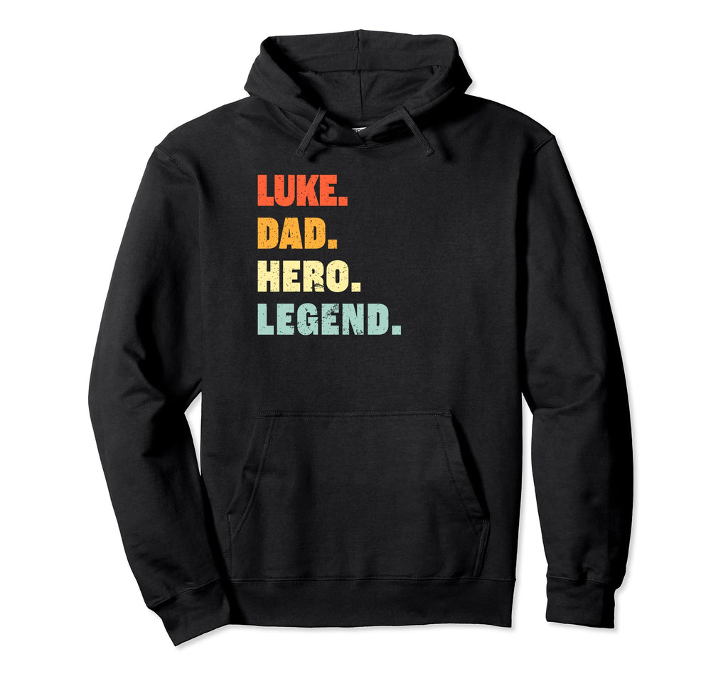 Luke Dad Hero Legend Personalized Hoodie - Unique Graphic for Adults - T-Shirt, Sweatshirt, Hoodie