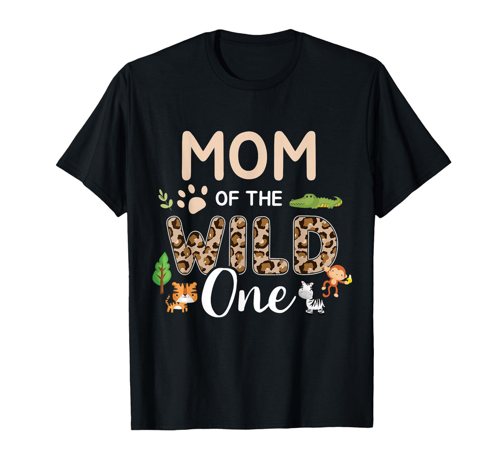 Mom Wild One Birthday Matching Family T-Shirt - Aesthetic Graphic Unisex - T-Shirt, Sweatshirt, Hoodie