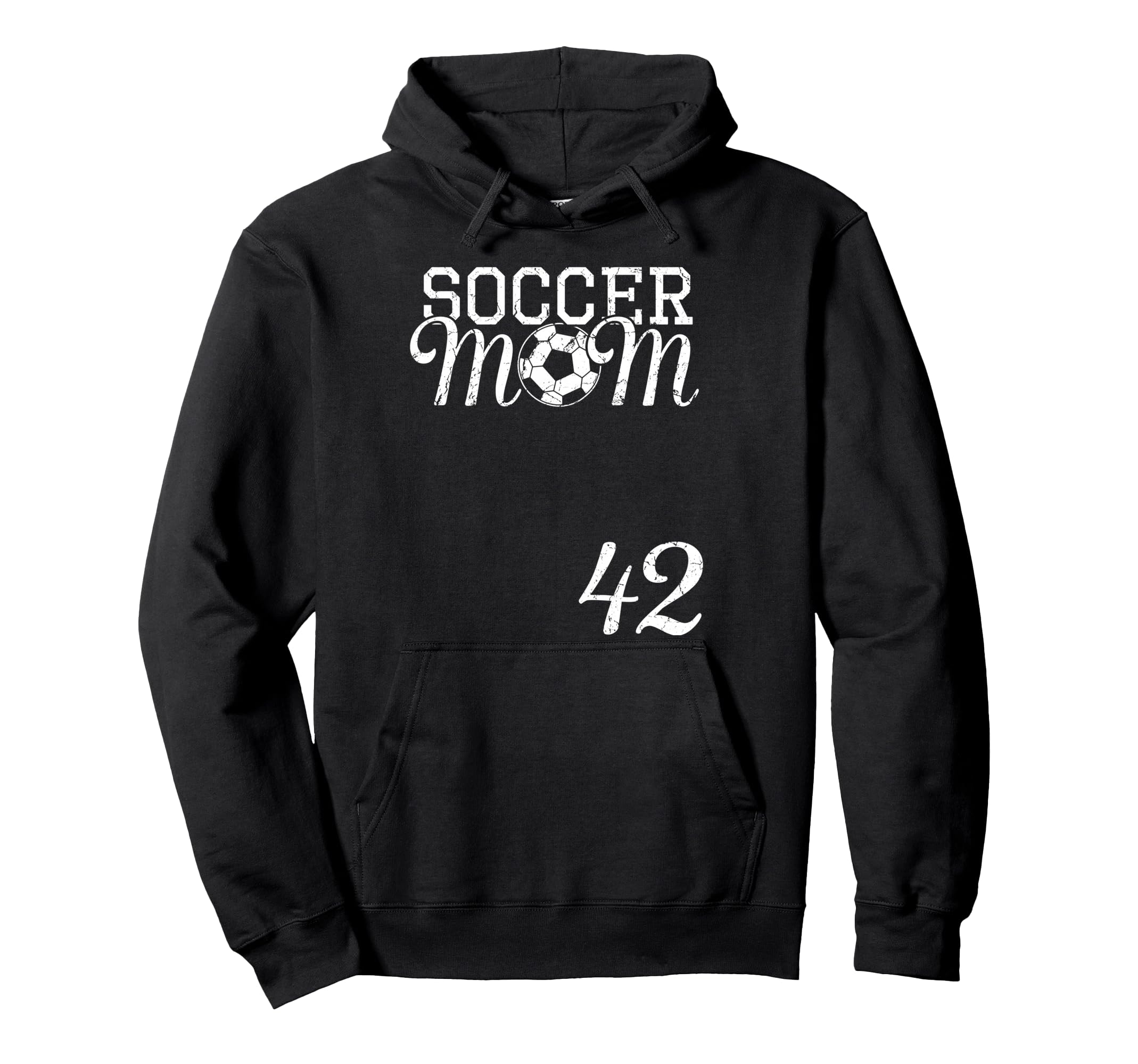 Soccer Mom Jersey Number 42 Favorite Hoodie - Fun Novelty Design Unisex - T-Shirt, Sweatshirt, Hoodie
