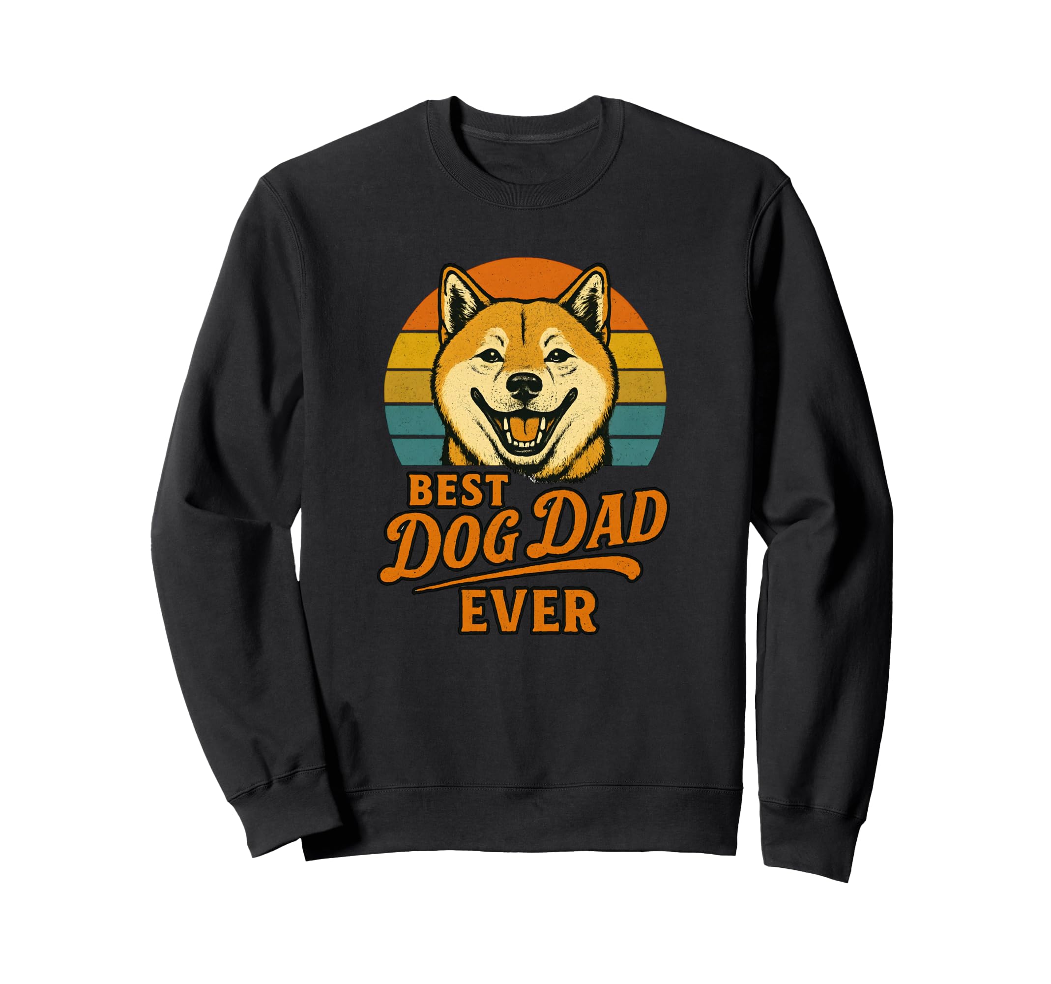 Shiba Ina Dad Best Dog Dad Ever And Sweatshirt - Unique Graphic Unisex - T-Shirt, Sweatshirt, Hoodie