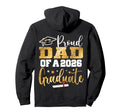 Proud Dad Class 2026 Graduate Hoodie - Fun Novelty Design for Adults - T-Shirt, Sweatshirt, Hoodie