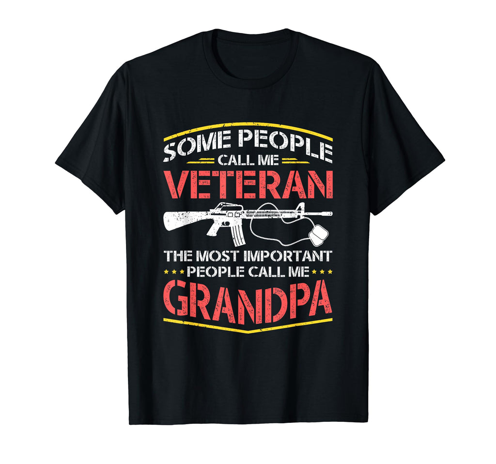 Veterans Dad Grandpa Veteran T-Shirt - Custom Art Print for Adults - T-Shirt, Sweatshirt, Hoodie