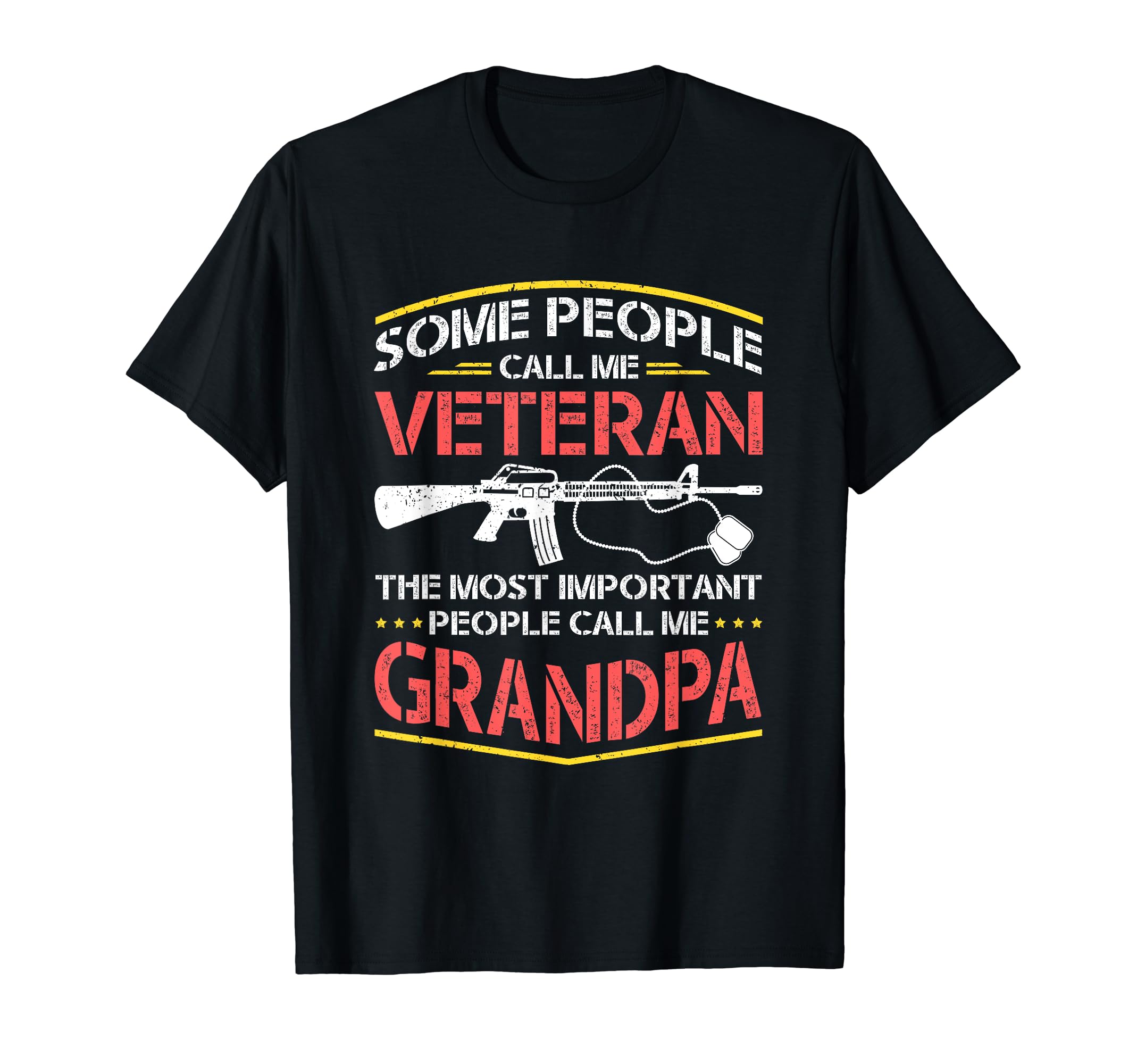 Veterans Dad Grandpa Veteran T-Shirt - Custom Art Print for Adults - T-Shirt, Sweatshirt, Hoodie