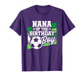 Soccer Birthday Birthday Nana Soccer T-Shirt - Aesthetic Graphic Men Women - T-Shirt, Sweatshirt, Hoodie