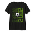 2002 Soccer 24Th Birthday Tri Blend T-Shirt - Minimalist Print Unisex - T-Shirt, Sweatshirt, Hoodie