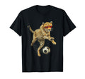Speed Cheetah Playing Soccer Red T-Shirt - Custom Art Print Men Women - T-Shirt, Sweatshirt, Hoodie
