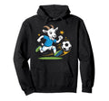 Football Goat Striker Cartoon Soccer Hoodie - Custom Art Print for Adults - T-Shirt, Sweatshirt, Hoodie