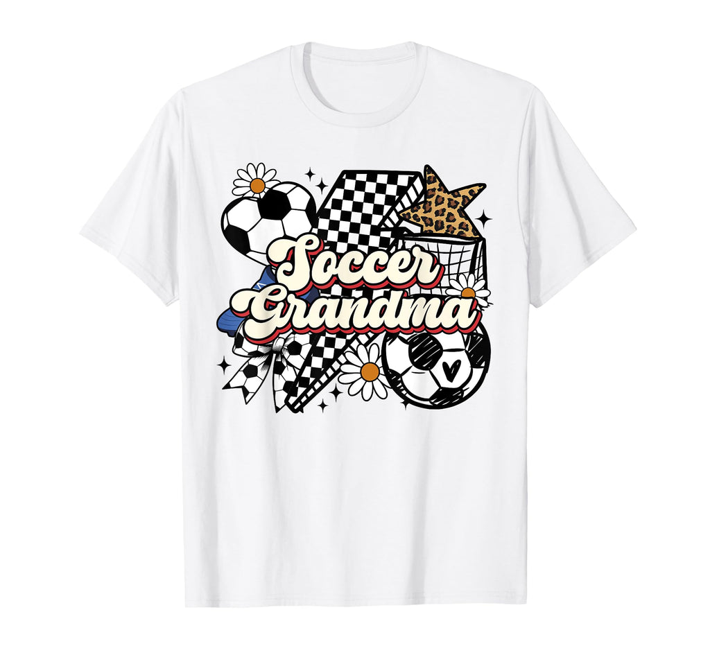 Soccer Grandma Funny Leopard Soccer T-Shirt - Aesthetic Graphic for Adults - T-Shirt, Sweatshirt, Hoodie
