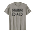 Mens Fathers Day Proud U S Veteran Dad Star T-Shirt - Trendy Graphic Unisex - T-Shirt, Sweatshirt, Hoodie