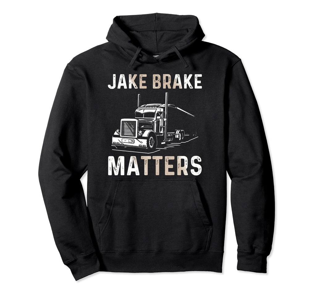 Truck Driver Semi Trailer Truckin Dad Big Hoodie - Unique Graphic Unisex - T-Shirt, Sweatshirt, Hoodie