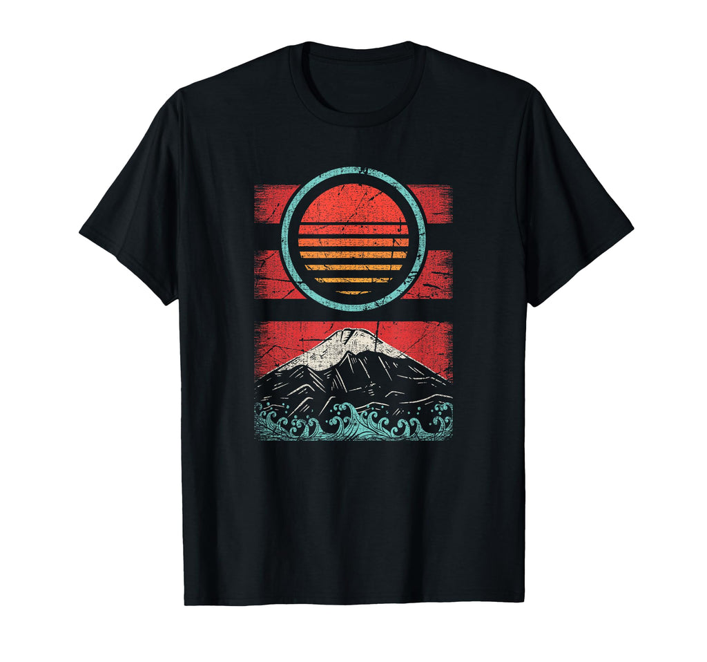 Japan Mt Fuji 80S Gift T-Shirt - Fun Novelty Design Men Women - T-Shirt, Sweatshirt, Hoodie