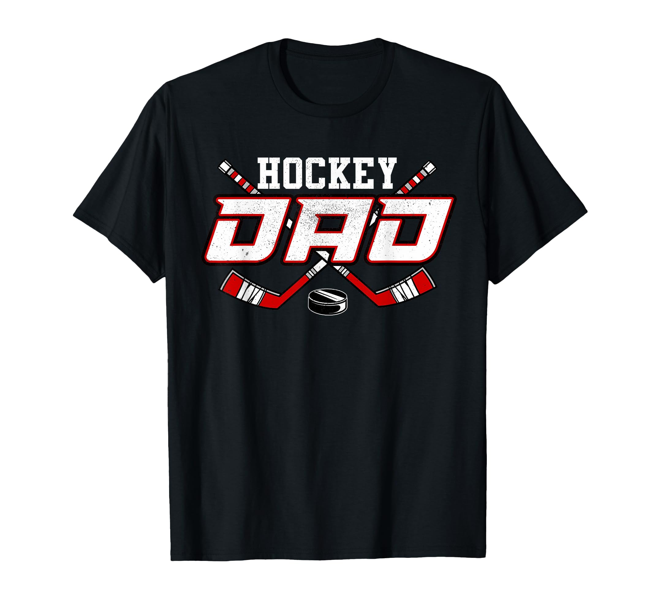 Hockey Dad Shirts Papa Fathers Day T-Shirt - Graphic Print for Adults - T-Shirt, Sweatshirt, Hoodie