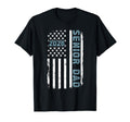 Senior Dad 2026 Us Flag Class 2026 Dad T-Shirt - Novelty Apparel Unisex - T-Shirt, Sweatshirt, Hoodie