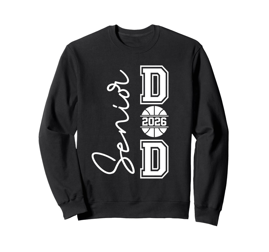 Proud Dad 2026 Senior Graduate Sweatshirt - Fun Novelty Design for Adults - T-Shirt, Sweatshirt, Hoodie