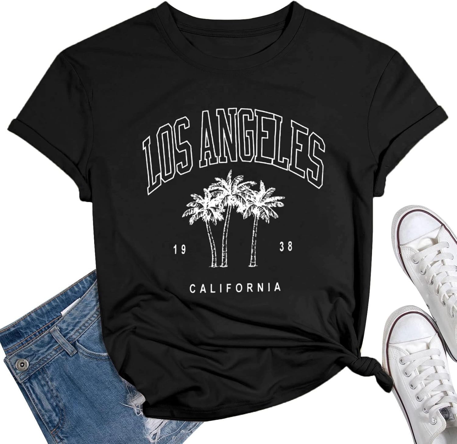 Womens Los Angeles California Funny Letter Printed - Adult & Kids T-Shirts, Sweatshirts & Hoodies apparel design preview 1