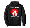 Papa Bear Master Hugs Hoodie - Custom Art Print Men Women - T-Shirt, Sweatshirt, Hoodie