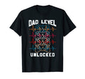 Mens Dad Level Unlocked Game T-Shirt - Trendy Graphic for Adults - T-Shirt, Sweatshirt, Hoodie