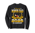 Proud Bonus Dad 2026 Graduate Sweatshirt - Casual Everyday Wear for Adults - T-Shirt, Sweatshirt, Hoodie