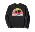 Peace Love And Freestyle Soccer Sweatshirt - Fun Novelty Design Men Women - T-Shirt, Sweatshirt, Hoodie
