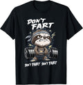 Don't Fart Sloth Gym, Bodybuilding Workout Motivation - Adult & Kids T-Shirts, Sweatshirts & Hoodies apparel design preview 1