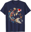 Koi Fish Vintage Flowers Japanese Art Floral Carp - Adult & Kids T-Shirts, Sweatshirts & Hoodies apparel design preview 1