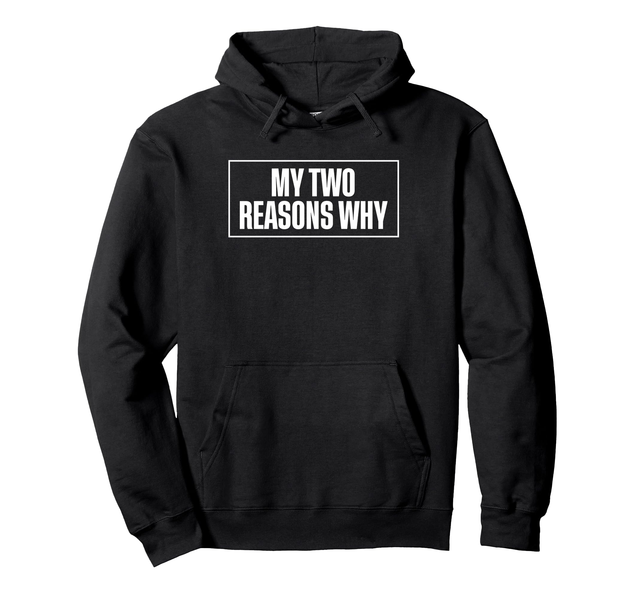 My Two Reasons Why Twin Dad Father Twins Hoodie - Graphic Print Unisex - T-Shirt, Sweatshirt, Hoodie