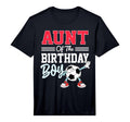 Aunt Birthday Soccer Party Family T-Shirt - Casual Everyday Wear Unisex - T-Shirt, Sweatshirt, Hoodie