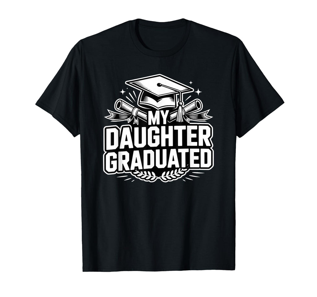 My Daughter Graduated Proud Mom 2026 T-Shirt - Custom Art Print Men Women - T-Shirt, Sweatshirt, Hoodie
