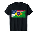 Brazil Brasil Soccer Usa America T-Shirt - Casual Everyday Wear Men Women - T-Shirt, Sweatshirt, Hoodie