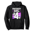 4 Years Old 4Th Birthday Gift Bday Soccer Hoodie - Graphic Print Unisex - T-Shirt, Sweatshirt, Hoodie
