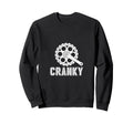 Cranky Bicycle Chain Cycling Funny Sweatshirt - Graphic Print Men Women - T-Shirt, Sweatshirt, Hoodie