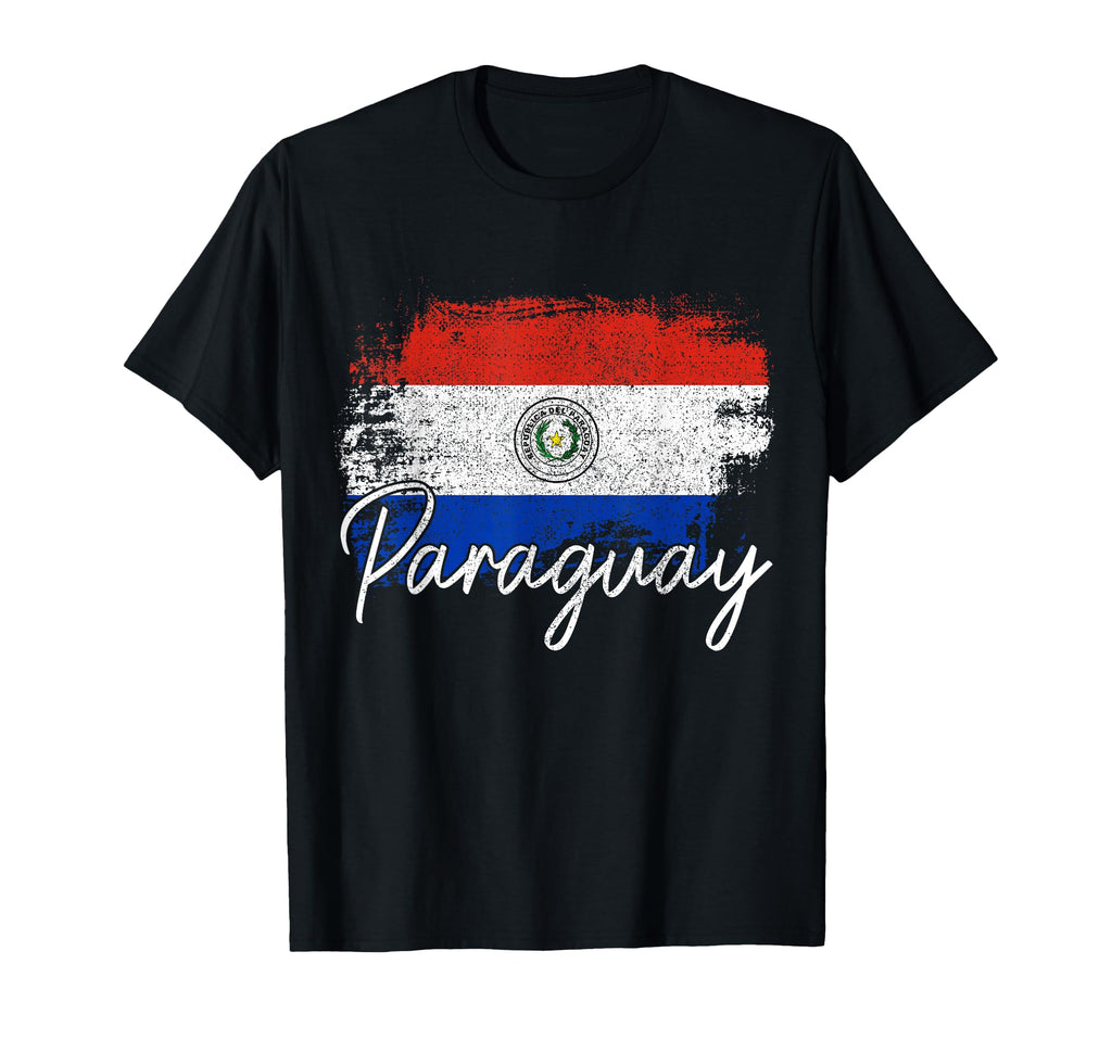 Paraguay Flag Paraguaya Pride Roots T-Shirt - Aesthetic Graphic for Adults - T-Shirt, Sweatshirt, Hoodie