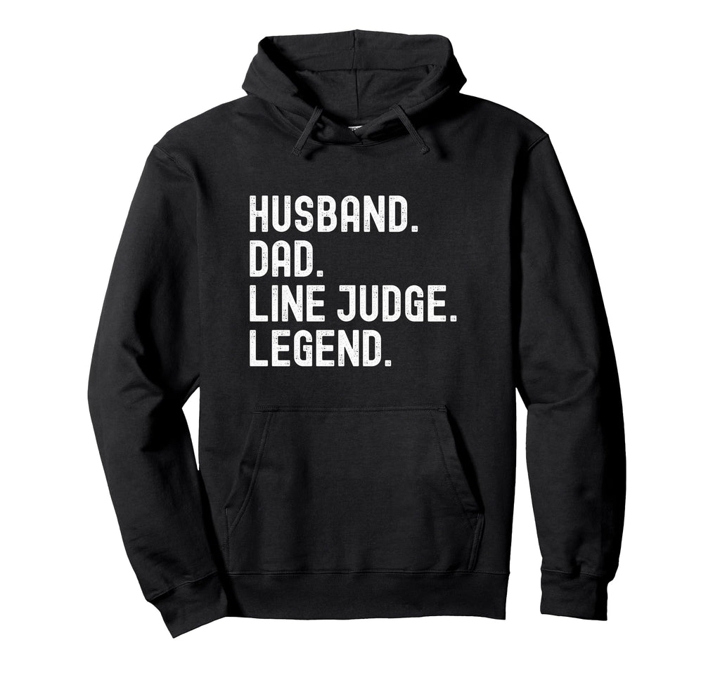 Husband Dad Line Judge Legend Volleyball Hoodie - Graphic Print Men Women - T-Shirt, Sweatshirt, Hoodie