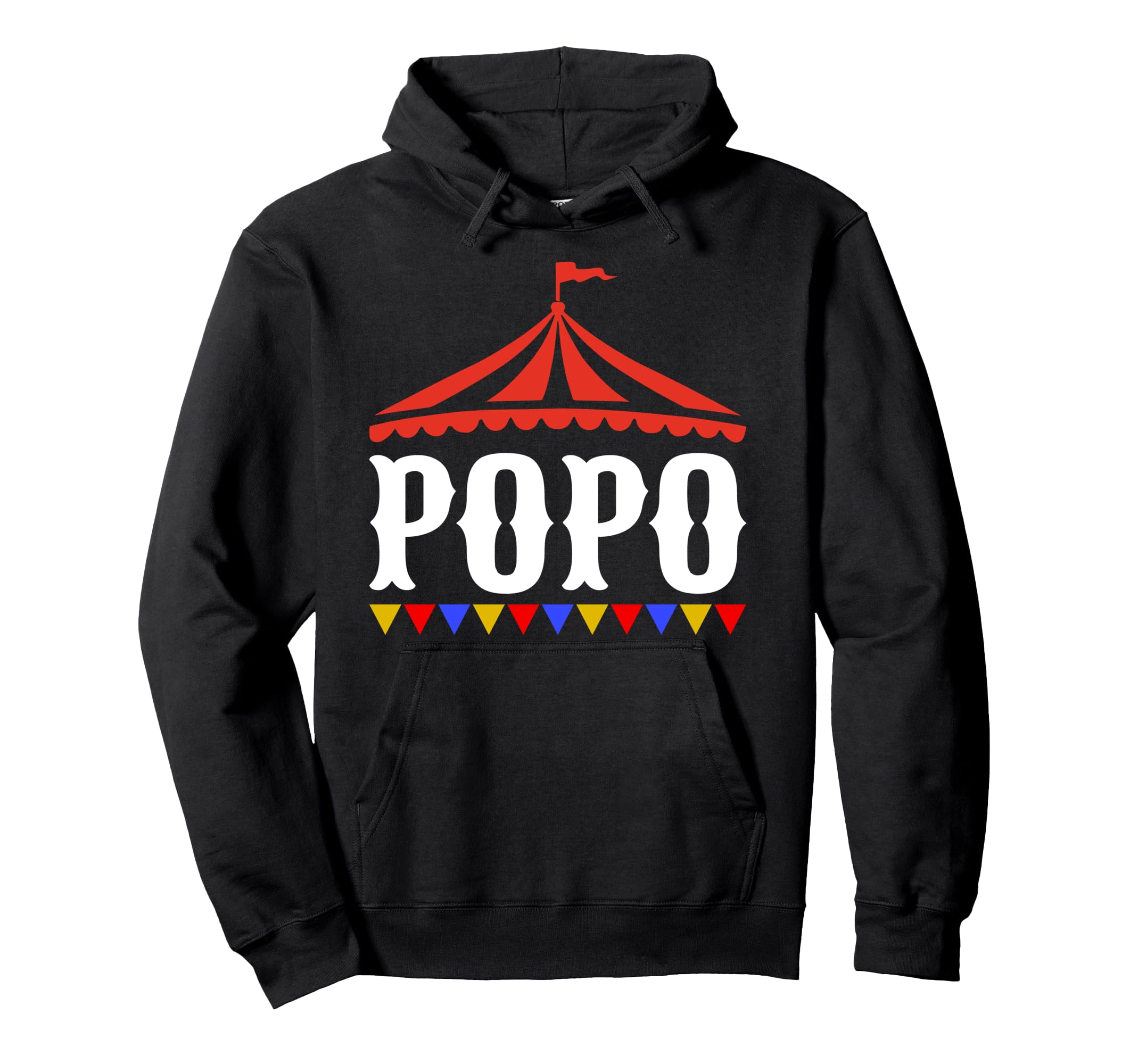 Circus Popo Birthday Carnival Family Hoodie - Novelty Apparel Unisex - T-Shirt, Sweatshirt, Hoodie