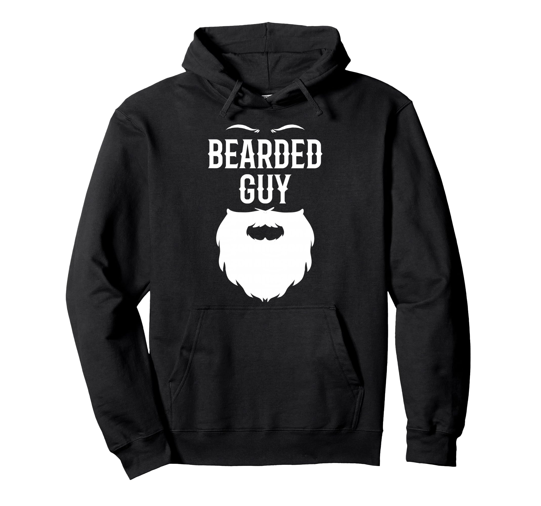 Bearded Guy Bearded Guy Hoodie - Unique Graphic Unisex - T-Shirt, Sweatshirt, Hoodie