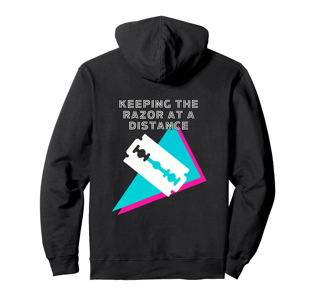 Keeping Razon Distance Dad Bearded Lover Hoodie - Trendy Graphic for Adults - T-Shirt, Sweatshirt, Hoodie